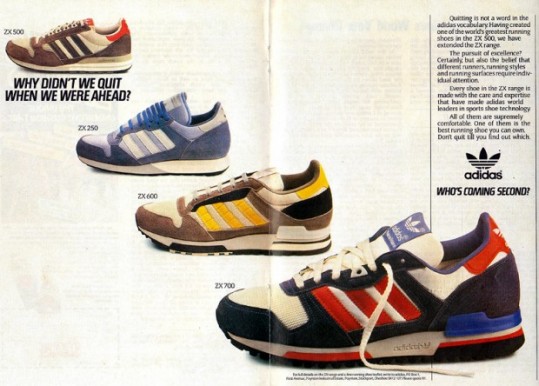 adidas 1980s running shoes