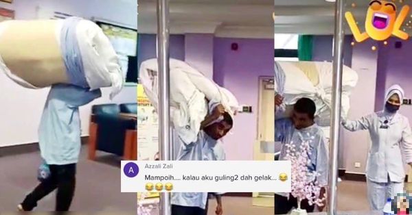 Video Suruh Pesakit Pindah Katil Nurse Ini Terkejut Baiya Gigih