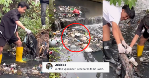 Ramai Bangga Dengan Sekumpulan Pemuda Gigih Bersihkan Sungai Penuh Sampah