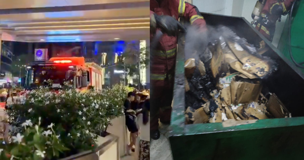 Pengunjung Mall Panik Tong Sampah Dalam KLCC Terbakar Sehingga Muncul