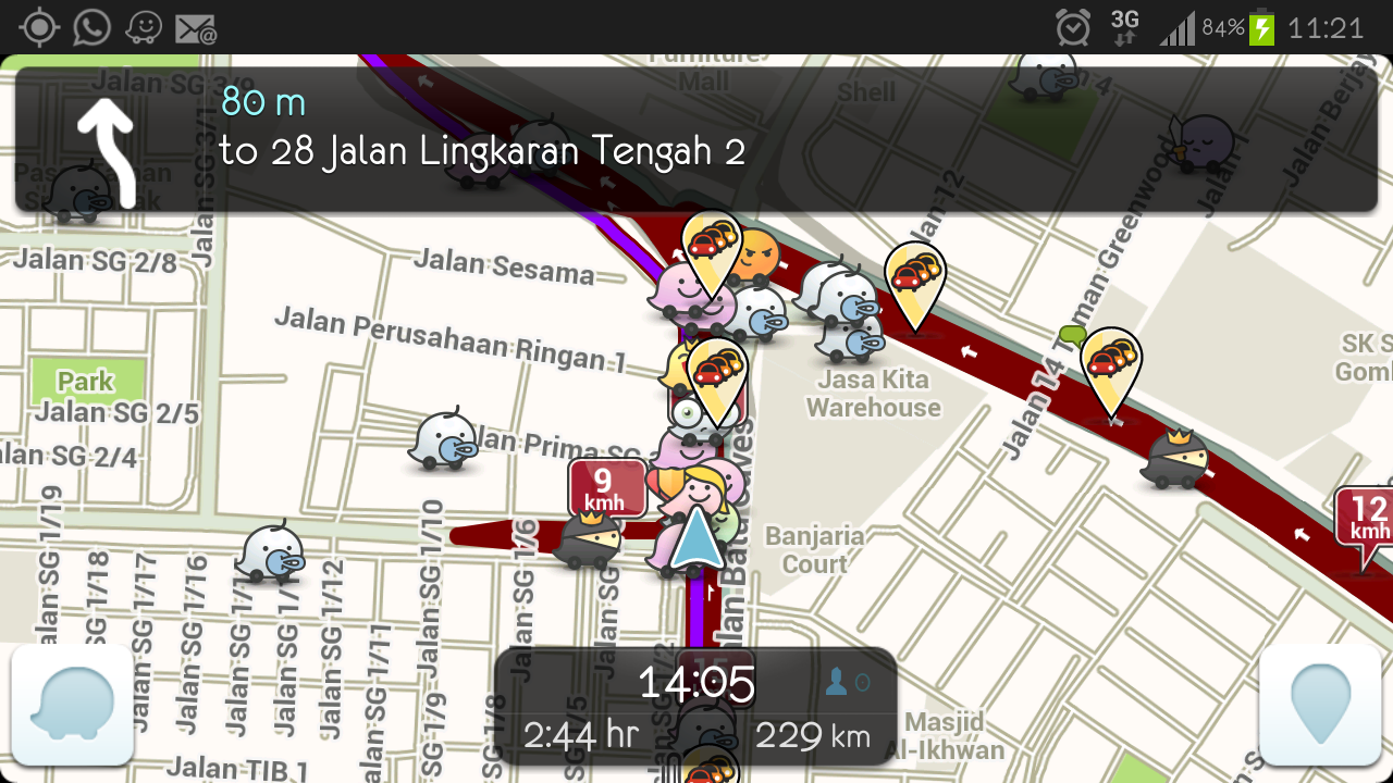 Image result for waze pic malaysia