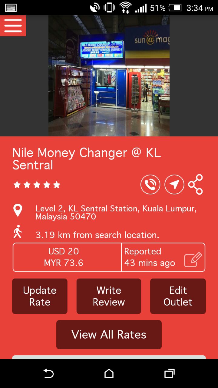 Compare Real-Time Exchange Rates From Money Changers Near ...