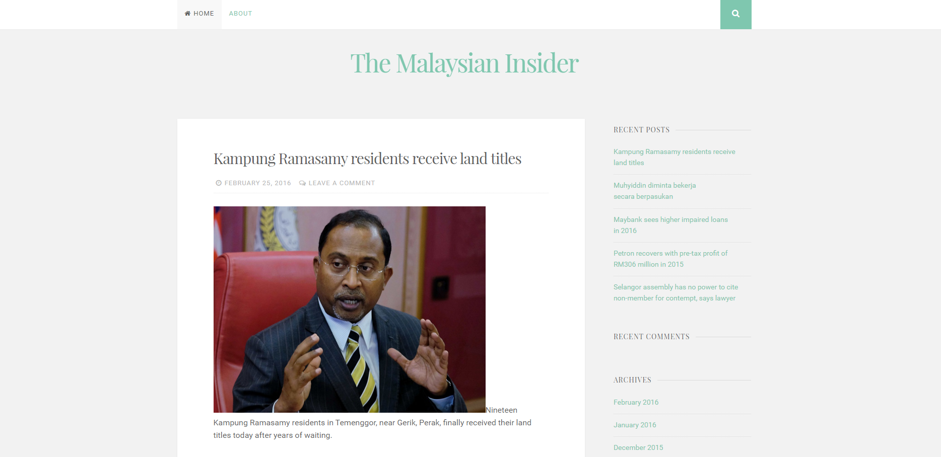The Malaysian Insider Is Now The Malaysian Outsider