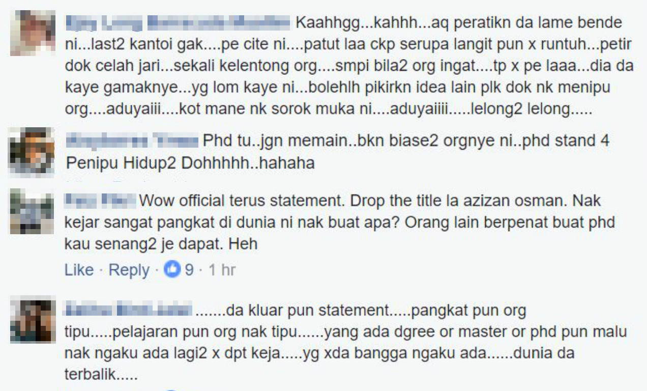 Penipu, Melayu Yahudi' - Reaksi Netizen Setelah Azizan Osman Kantoi ...