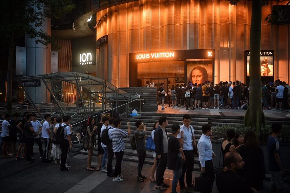 Singaporeans Lined Up Overnight To Get A Raffle Ticket For The LV x Supreme Launch