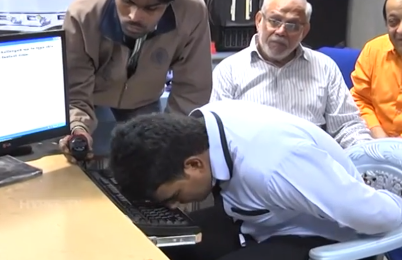 Watch This Man Set A Guinness World Record For Typing With His Nose