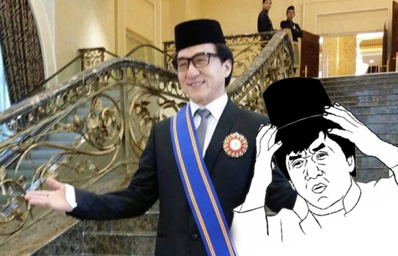 Jackie Chan Is Now A Datuk... But Malaysians Are Not Sure Why