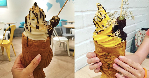 [PHOTOS] This Cafe In Subang Jaya Lets You Eat Ice Cream Out Of A Fish!