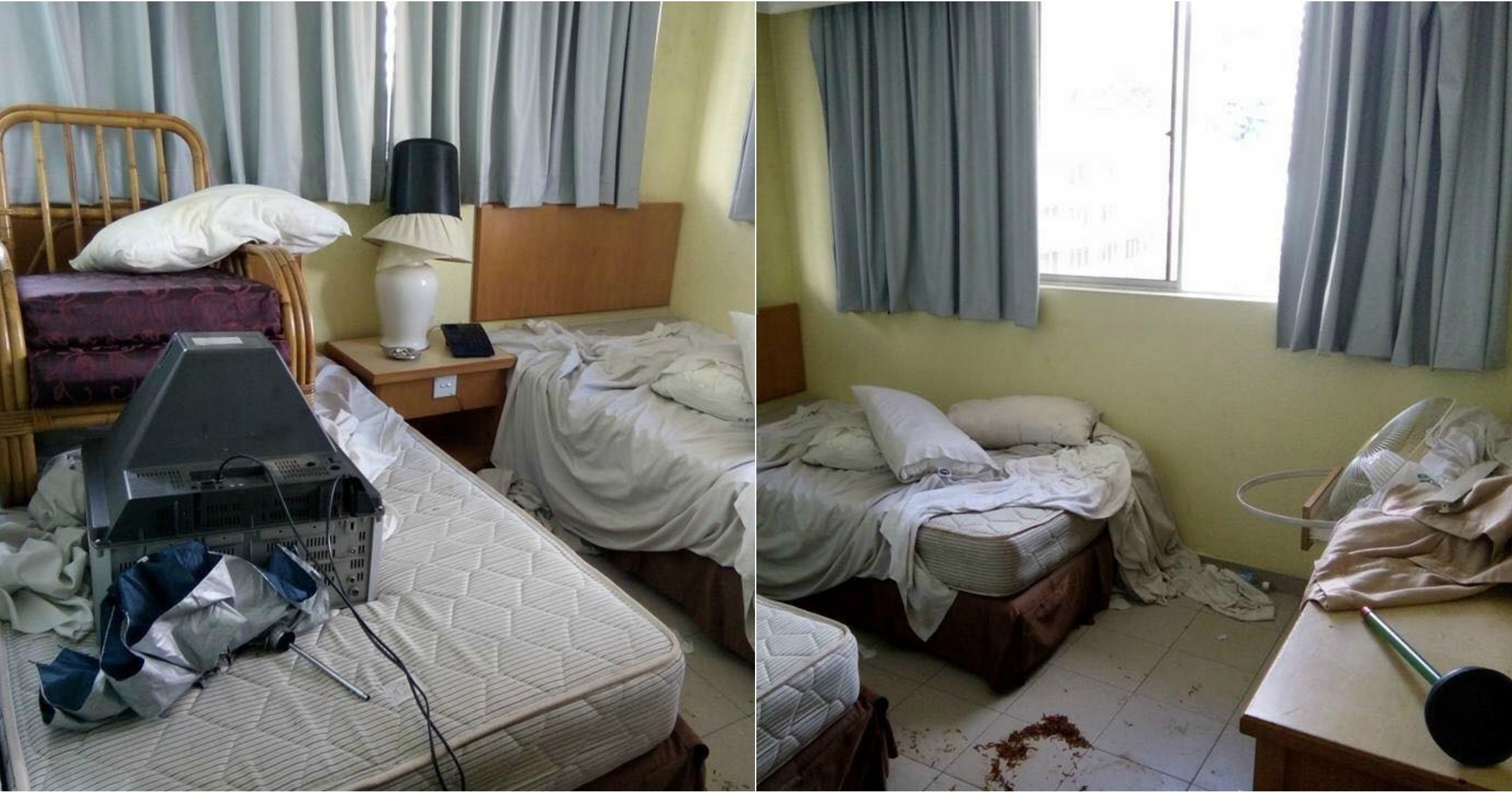 PHOTOS Hotel Room In Sabah Found Completely Wrecked By Guests