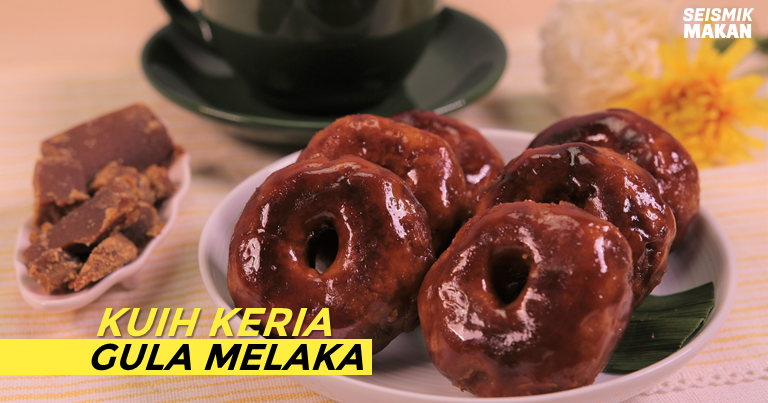 Mengidam Kuih Keria Gula Melaka? Guna Resipi Mudah Ni, Tak 