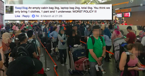 People Are Not Happy With AirAsia For Enforcing A 7KG Weight Limit On Carry-On Luggage