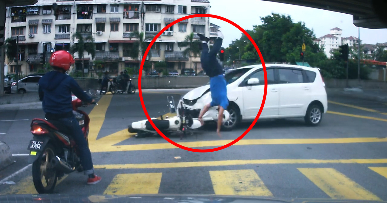 Viral Video Shows How An Accident In KL Sent A 