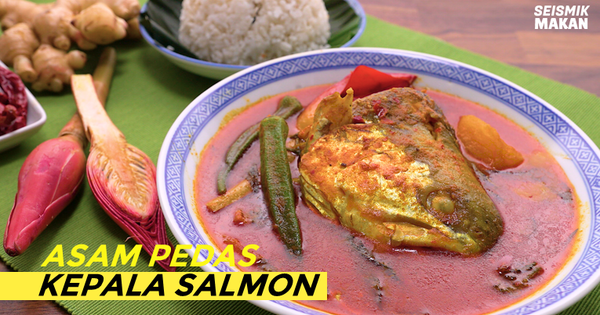 Pernah Cuba Kepala Ikan Salmon Dimasak Asam Pedas Memang Lain Macam Sedapnya