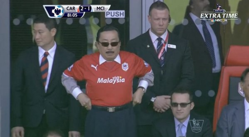 Cardiff City Owner Vincenttan Looking Likeaboss