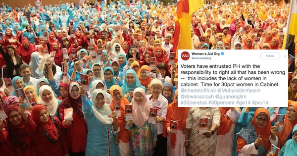 Pakatan Harapan Reminded To Uphold Their Promise For 30 Female Policy Makers