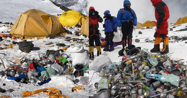 Shocking Photos Reveal How Mount Everest Looks Like The Aftermath Of A