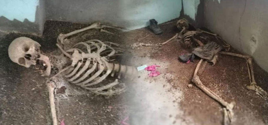 A Complete Human Skeleton Was Found In An Abandoned House