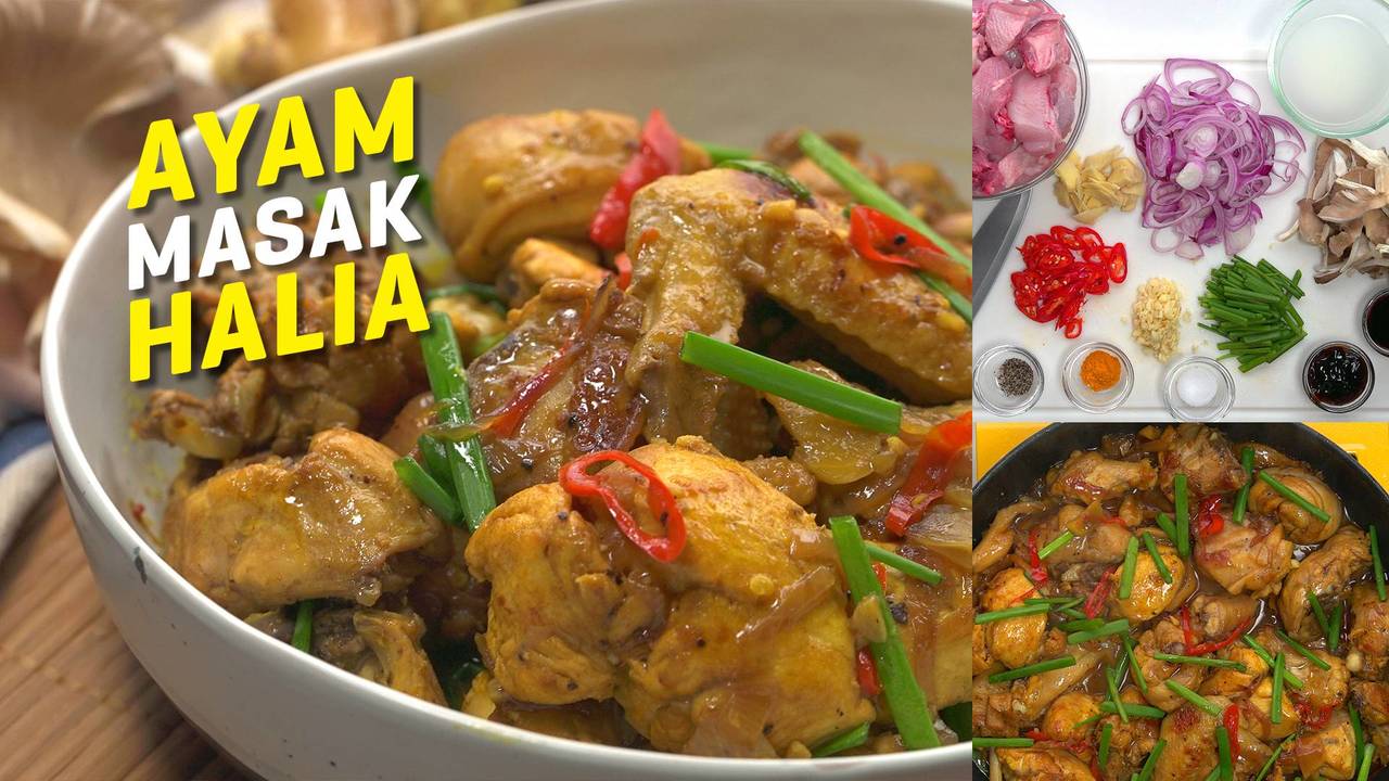 Halia ayam chinese style masak Resepi Ayam