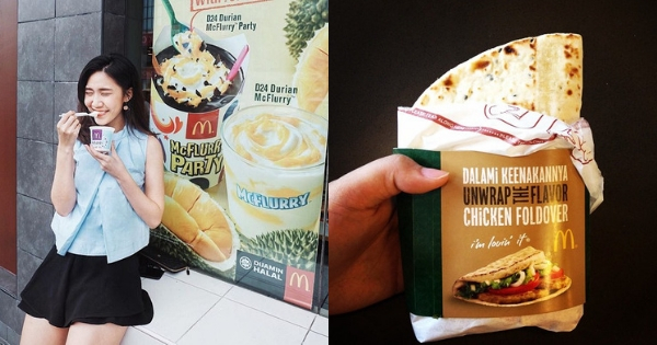 McDonald's Durian McFlurry & Chicken Foldover Makes A Comeback