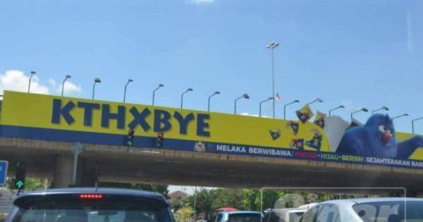 'Kthxbye' Signboard In Melaka Ordered To Be Removed