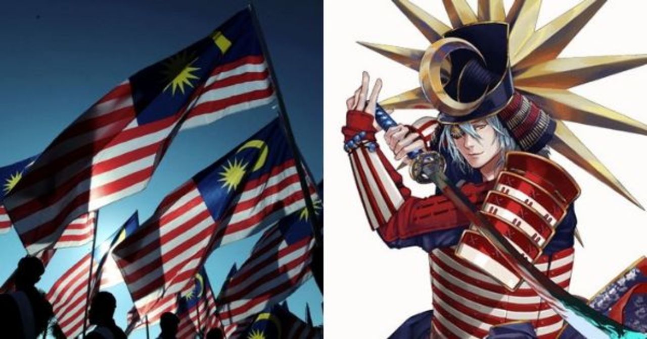 2020 Tokyo Olympics country flags make for impressive anime
