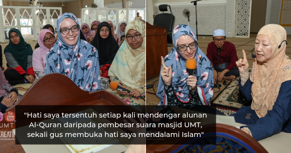 Tersentuh Dengar Alunan Al-Quran, Gadis Itali Di UMT Ini 