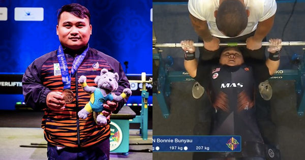 This Sarawak Powerlifter Just Broke A World Record Booked A Spot In The 2020 Paralympics