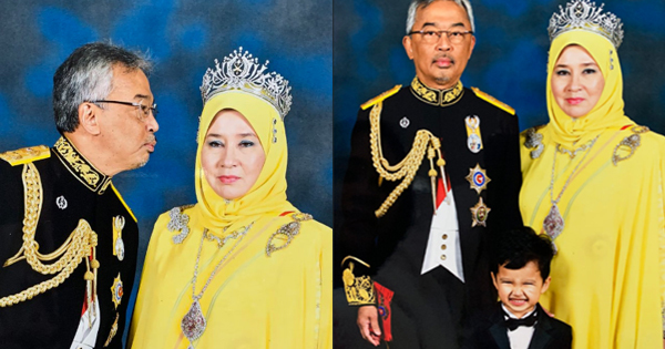 Agong Was Caught Trying To Cheekily Sneak In A Kiss During Photoshoot