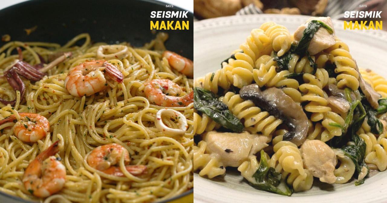 6 Resepi Pasta Simple Serius Sedap Yang Anda Wajib Cuba