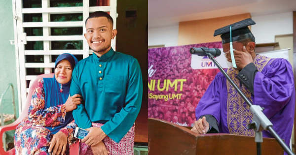 Ibu Pergi Sebelum Majlis Konvo Bermula Lelaki Ini Dedikasikan Skrol Buat Ibu Tercinta