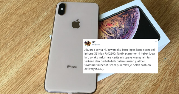 Lelaki Dedah Bagaimana Rakan Kena Scam Beli Fake Iphone Berharga Rm2 5k Walaupun Cod