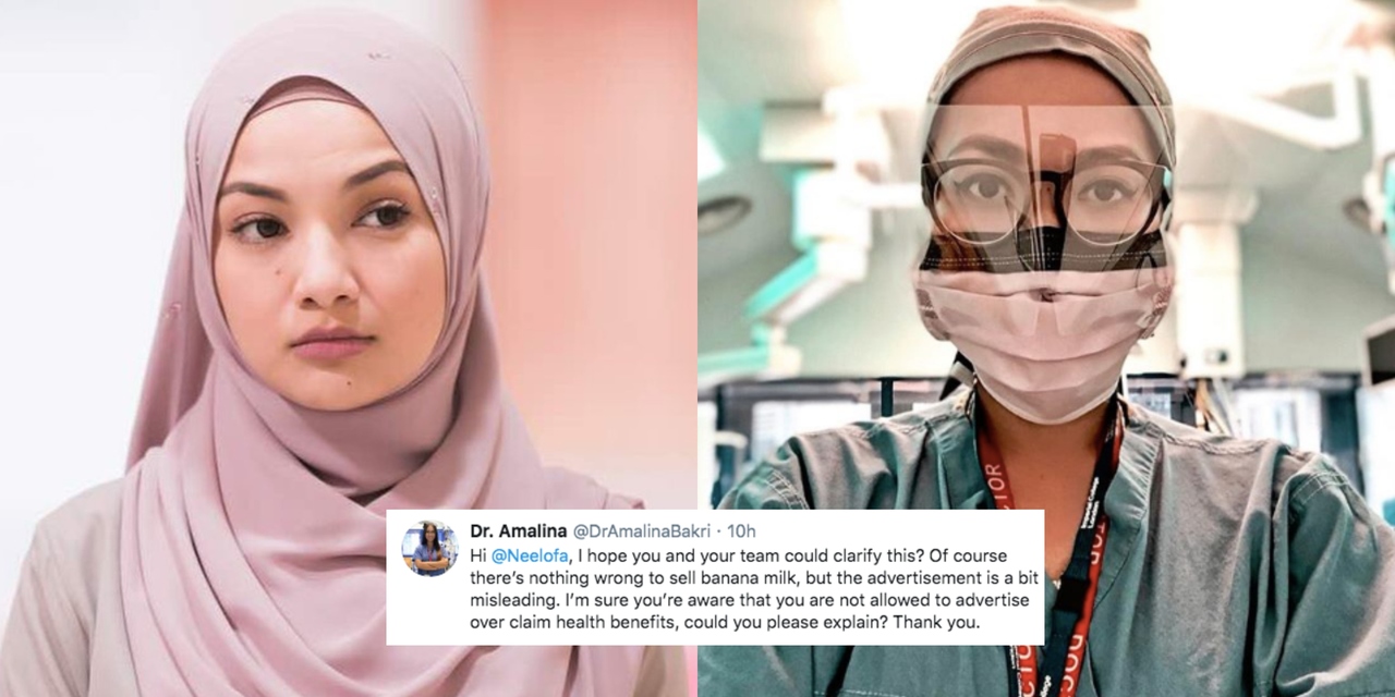 Dr Amalina Minta Neelofa Jelaskan Khasiat Susu Nilofa Yang Konon Dapat Kurangkan Obesiti