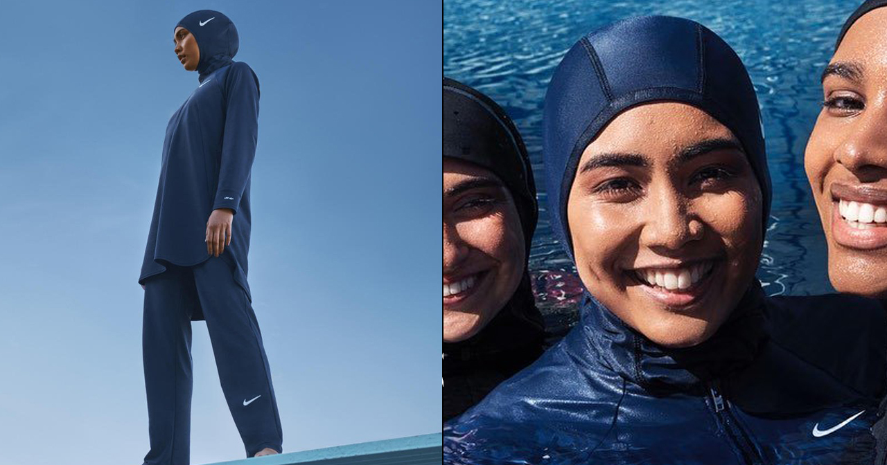 swimming suit muslimah nike