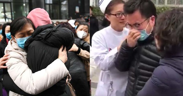 China Doctors Tearfully Say Goodbye To Families As They Leave To Help ...