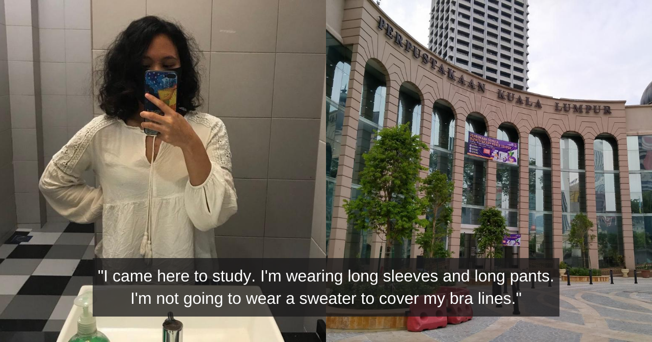 Cover your 'bra lines'? Malaysian woman denied entry from library for  'revealing' top, Malaysia News - AsiaOne