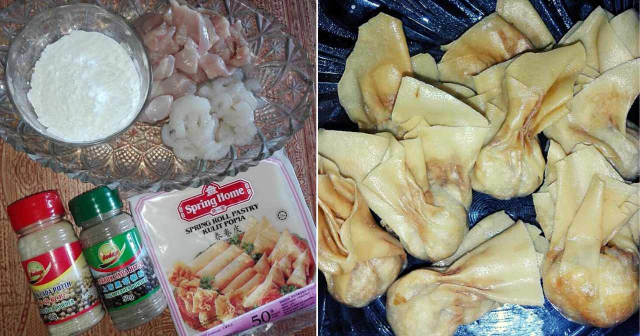 Cara Hasilkan Wantan Goreng Halal Homemade Yang Rangup