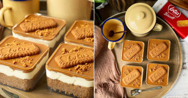 Resepi No-Bake Mini Biscoff Cheesecake Senang & Super 