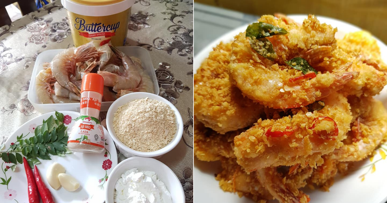 Resepi Udang Butter Nestum Yang Rangup Menyelerakan