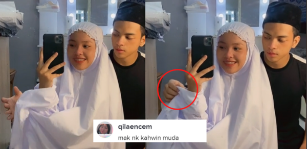 Video Pantas Tutup Aurat Lengan Isteri Dengan Telekung Tindakan Suami Ini Sweet Habis