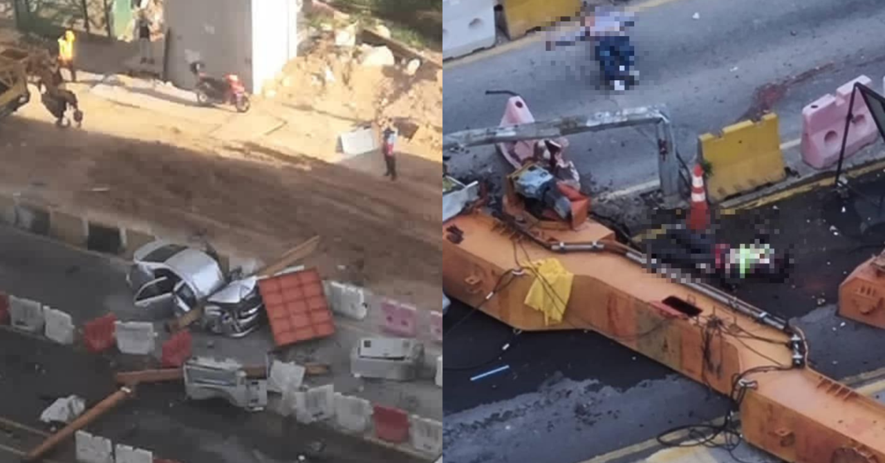 Launcher Crane At Suke Project Site Plummets On Car And Kills 3 Construction Workers
