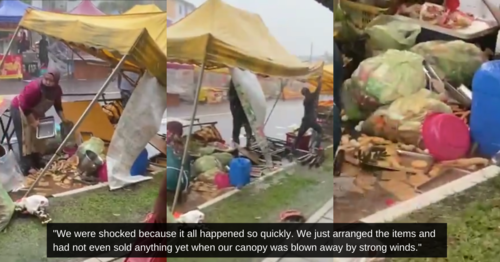 Video Freak Storm Leads To Destruction Of 15 Cars At Teluk Intan Hospital Parking Lot