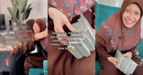 [VIDEO] Wanita Ini Menjadi Inspirasi Bagi Warga Setelah Memberi Ibunya ‘Uang’ RM25.000!