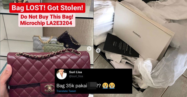 Woman orders a RM35K Chanel bag from Dubai. Gets an empty box.