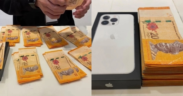 Pria Ini Menabung RM20 Setiap Hari Selama Setahun Untuk Memberi Istrinya iPhone 13 Pro Sebagai Hadiah
