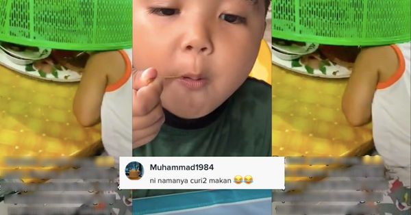 Un garçon vole pour manger les plats de sa mère sous le couvercle invite les internautes à rire