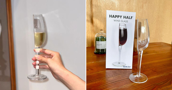 Ce demi-verre à vin est destiné aux personnes qui dénient leurs habitudes de consommation