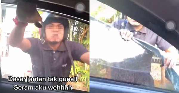 La police de Kedah arrête un homme enragé qui a cassé la vitre de sa femme à mains nues