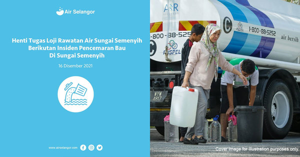 463 Area Di Selangor Muka Air Terpotong Karena Polusi Bau