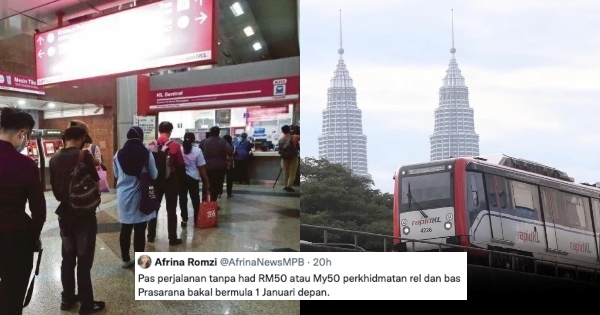 Netizen Kecewa RapidKL My30 Unlimited Travel Pass Akan Diganti Dengan My50