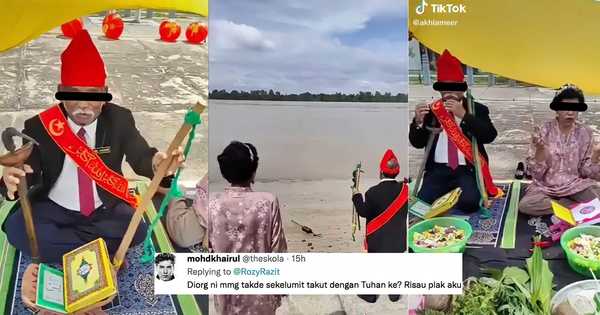 Tular Video Raja Bomoh Buat Ritual soi-disant ne voulant pas partager le déluge, les internautes s’il vous plaît apporter le repentir
